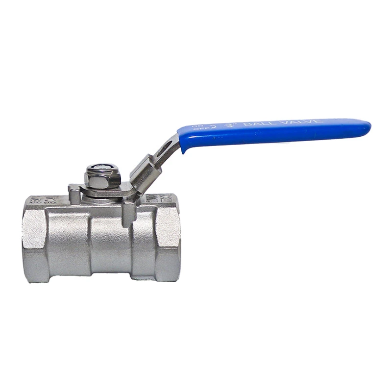 လော့ခ်ချကိရိယာပါရှိသော 1PC Stainless Steel Ball Valve