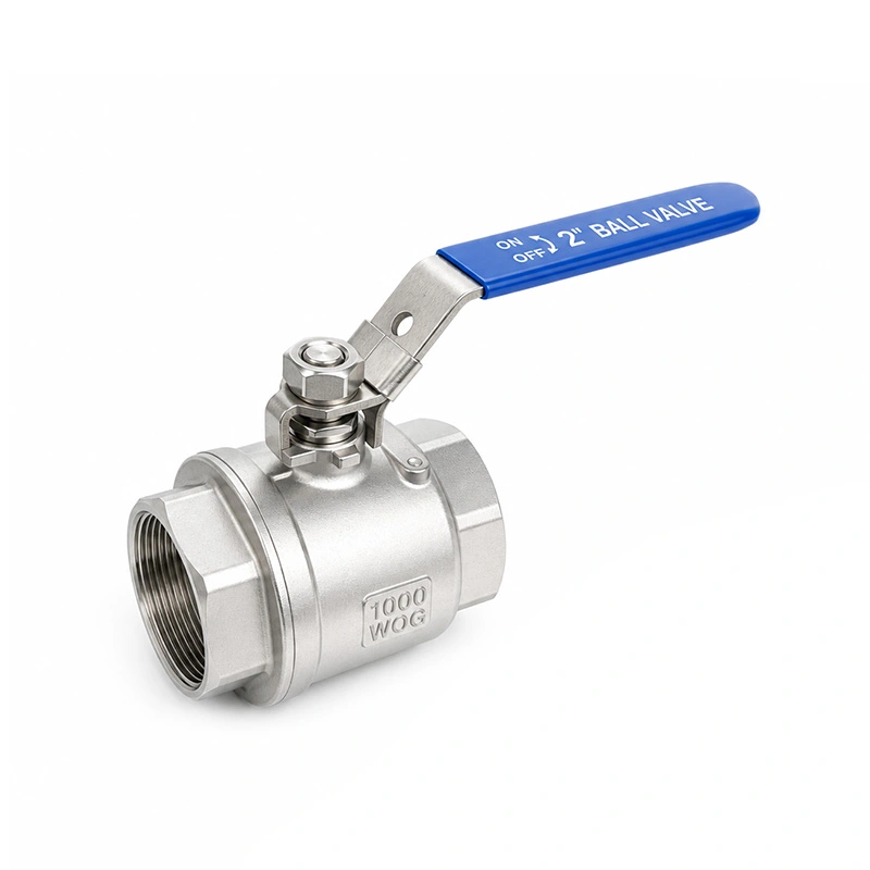 လော့ခ်ချကိရိယာပါသော 2PC Ball Valve
