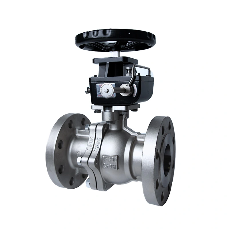 Actuator အတွက် ISO 5211 Base ပါရှိသော ANSI 300LB Flanged Ball Valve