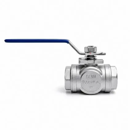 Three-way ball valve